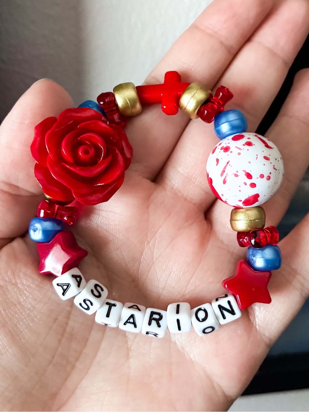 Baldur’s Gate 3: Astarion Inspired Kandi Bracelet